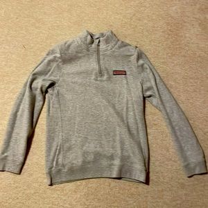 Grey Vineyard vines quarter zip
